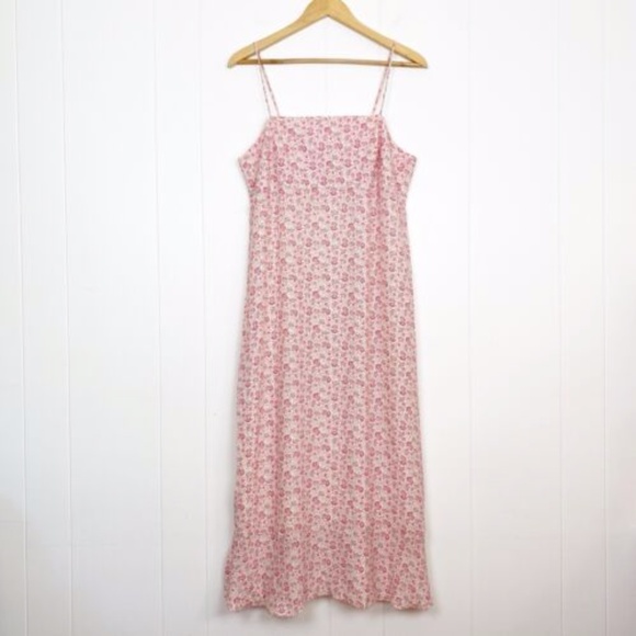 Y2K Vintage GAP Women's Maxi Dress Size 10 Medium Floral Sleeveless 90s 2000s - Picture 5 of 14